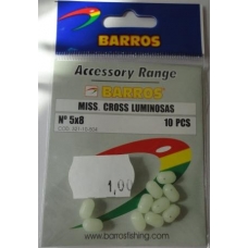 Missangas Cross Luminosas Nº5x8 10Pcs